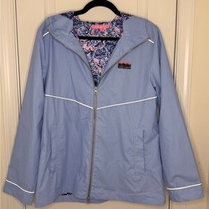 Simply Southern Light Blue Utility Jacket Size M